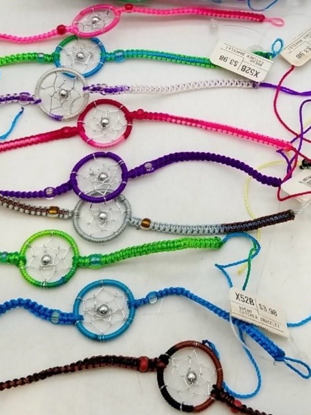 NWT 4/$8 Colorful Boho Dreamcatcher Friendship Bracelets